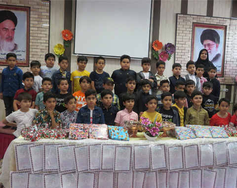برگزاری جشن پایان سال کلاس خانم طاهری