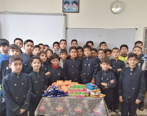 جشن روز دانش آموز در کلاس خانم وزین پور