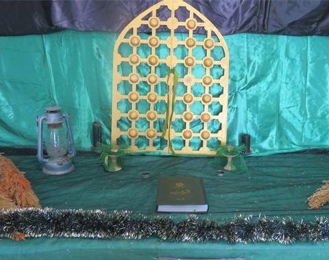 فضاسازی دبستان به مناسبت شهادت حضرت فاطمه زهرا (سلام الله علیها)